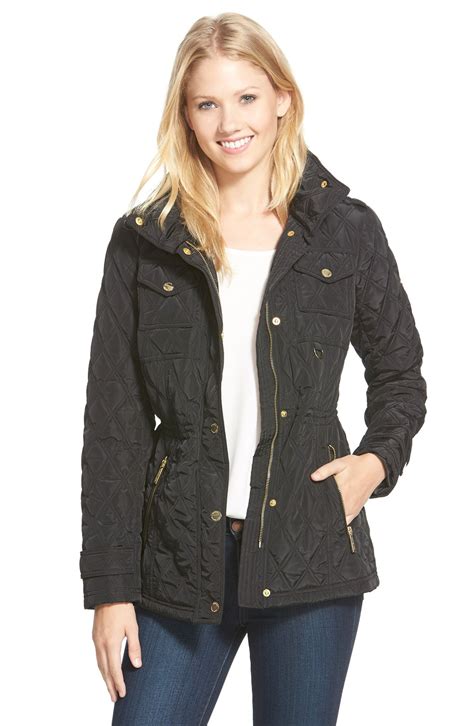 michael kors quilted jacket womens|michael kors winter jacket women.